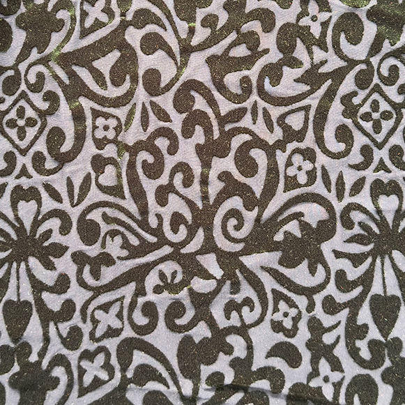 Brown Rhymes in Velvet: The Exquisite Pattern Movement of Korean Burn - Out Velvet    52260